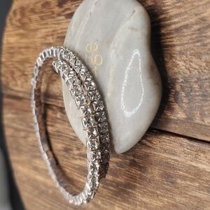 Hollywood‎ estate crystal glamor wrap bracelet B2922